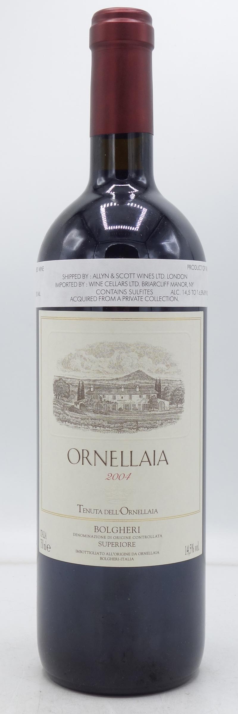 2004 Tenuta dell’ Ornellaia Ornellaia 750ml
